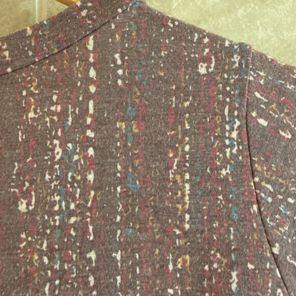 Sew In Love Top Sz M Women’s Artsy Boho Tunic Top Brown Multicolored W/Pockets - Picture 8 of 12